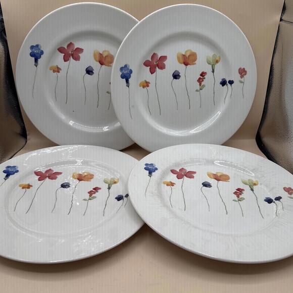 Royal Stafford Scattered Flowers Dinner Plate 11” EUC Lot England 4pcs READ - Picture 6 of 9